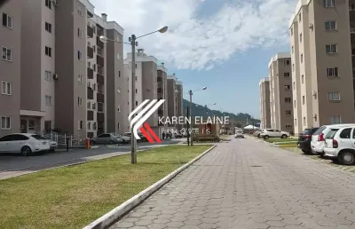 Apartamento 2 dormitórios com sacada e churrasqueira à venda em biguaçu