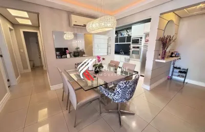 Apartamento à venda mobiliado c/ 3 dormitórios sendo 1 suíte - kobrasol sj