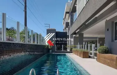 Apartamento mobiliado, 2 dormitórios sendo 1 suíte a 800m da praia ingleses