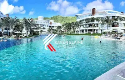 Apartamento alto padrão na praia à venda, mobiliado com 02 dormitórios. sc