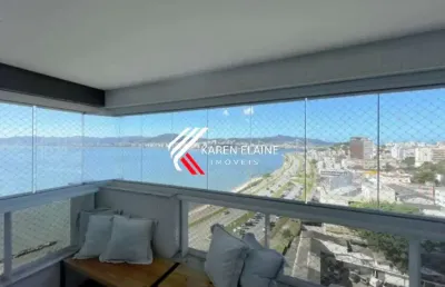 Apartamento vista mar à venda com 3 dormitórios, sendo 2 suítes no estreito
