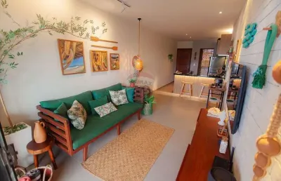 Imóvel de luxo em imbassaí: apartamento de 2 quartos com suíte e garagem dupla, 79m² na encantadora mata de são joão-ba!