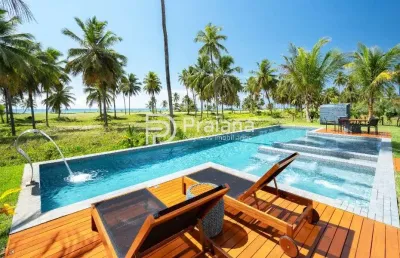 Casa frente mar em praia do forte- ibero star- disponível para venda e  aluguel por temporada