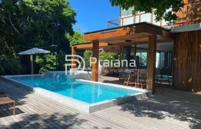 Imóvel de luxo à venda em condomínio em praia do forte - 5 quartos, 5 suítes, 540m² - mata de são joão-ba