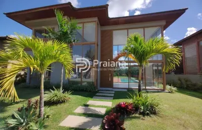 Luxuosa casa em condomínio à venda em praia do forte, mata de são joão-ba: 5 quartos, 5 suítes, 1 sala, 6 banheiros, 4 vagas, 380m².