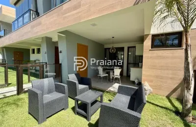 Apartamento térreo, com 2 suítes, para venda e locação anual , guarajuba, condomínio costa esmeralda, camaçari, ba