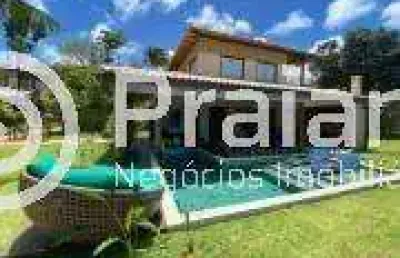 Casa em condomínio de luxo na praia do forte: 4 quartos, 4 suítes, 6 banheiros - mata de são joão-ba