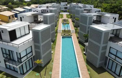 Apartamento de alto padrão em itacimirim: 3 quartos, 2 suítes, 1 sala, 3 banheiros, 2 vagas, 123m² - camaçari-ba.