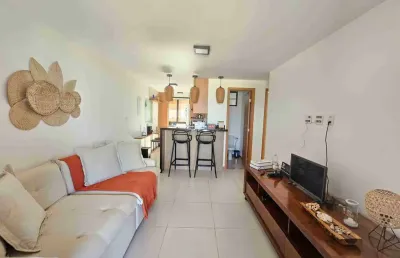 Apartamento à venda em itacimirim, camaçari-ba: 2 quartos, 2 suítes, 1 sala, 3 banheiros, 1 vaga de garagem, 65,00 m².