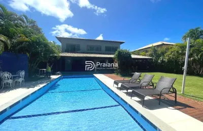 Casa a venda em praia do forte - 4 quartos, 4 suítes, 2 salas, 7 banheiros, 6 vagas - 300m² - mata de são joão-ba