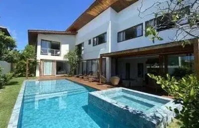Casa com 6 suítes a venda em praia do forte - condomínio dos ipês