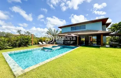 Casa a venda em praia do forte condomínio praia bella, mata de são joão-ba: 5 quartos, 5 suítes, 283,63 m² - imperdível!