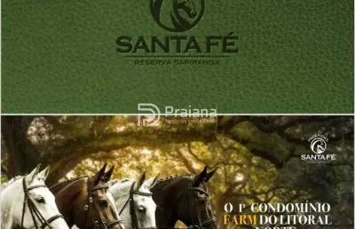 Terreno de 1.102m² em condomínio fechado de alto padrão – fazenda santa fé, reserva sapiranga!