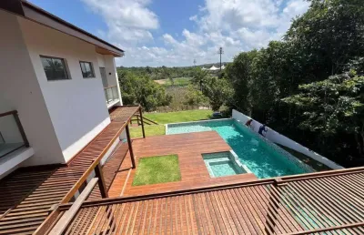 Casa de luxo à venda em condomínio na praia do forte, mata de são joão-ba: 5 quartos, 5 suítes, 6 banheiros, 4 vagas, 800m².