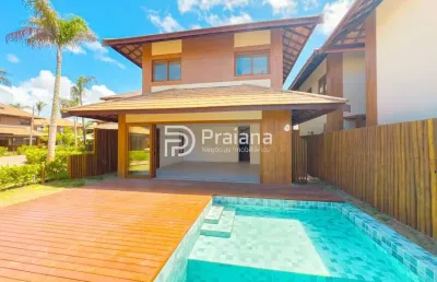 Casa a venda condomínio marluá itacimirim: 4 quartos, 4 suítes, 6 banheiros, 2 vagas, 180m².