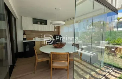 Apartamento térreo à venda no unique beach house  itacimirim | pé na areia | porteira fechada