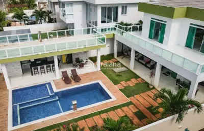 Paraiso dos lagos | guarajuba | casa alto padrão | 3 quartos | mobiliada | acesso a lagoa | venda e locação