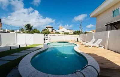Casa com 5 suítes locação temporada em guarajuba| condomínio paraiso