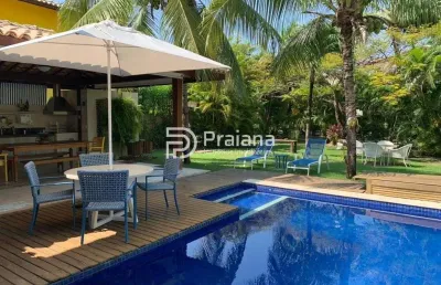 Linda casa para locação temporada em praia do forte - condomínio porto das baleias