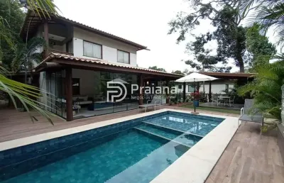 Casa de luxo em condomínio na praia do forte, mata de são joão-ba: 4 quartos, 4 suítes, 3 salas, 6 banheiros, 3 vagas, 180m². venha conferir!