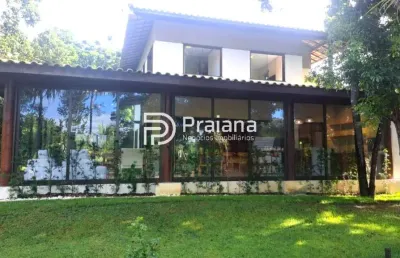 Casa de luxo em condomínio na praia do forte: 4 quartos, 4 suítes, 2 salas, 6 banheiros, 3 vagas, 195m² - venda e locação em mata de são joão-ba.
