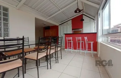 Cobertura 2 dormitórios 1 vaga coberta em frente ao parque marinha do brasil no praia de belas