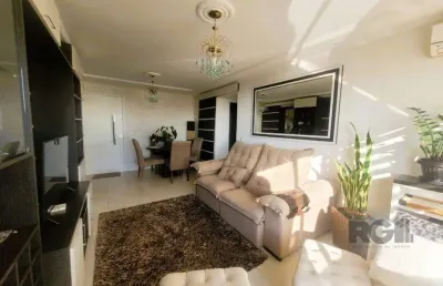 Impecável apto. 2 dormitórios -1 suíte, semimobiliado com linda vista e próximo ao catamarã no centro de guaiba