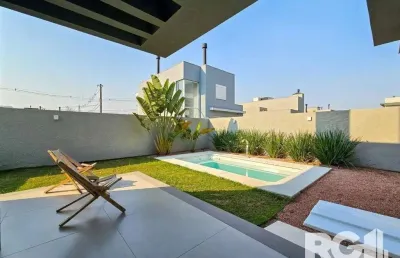 Casa com 3 dormitórios, piscina e automação no terras alpha