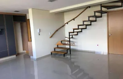 Apartamento duplex com 2 suítes para alugar, 96 m² por r$ 6.246/mês - quinta da primavera - ribeirão preto/sp