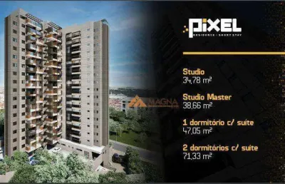 Apartamento à venda, 38 m² por r$ 297.250,00 - jardim santa luzia - ribeirão preto/sp