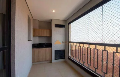 Apartamento padrão com 3 quartos sendo 01 suíte para alugar, 98 m² por r$ 4.846/mês - quinta da primavera - ribeirão preto/sp