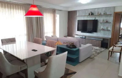 Apartamento com 3 suítes.todo mobiliado, 124 m² - venda por r$ 1.300.000 ou aluguel por r$ 9.127/mês - bosque das juritis - ribeirão preto/sp