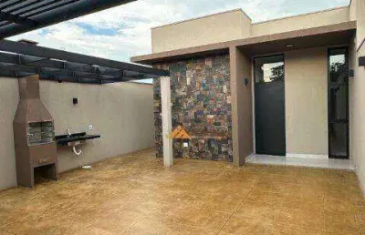 Casa à venda, 76 m² por r$ 489.000,00 - bonfim paulista - ribeirão preto/sp
