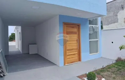 Casa de dois dormitórios com suíte no parque nanci.