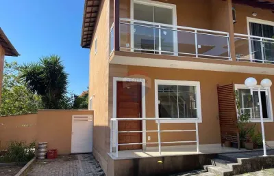 Casa duplex com dois quartos e área privativa em inoã , maricá/rj