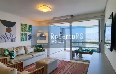 Maravilhoso apartamento na riviera de são lourenço com 3 suítes mobiliado e decorado. oportunidade.