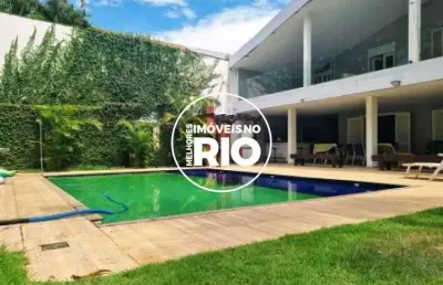 Casa em condomínio fechado com 5 quartos à venda na avenida das américas, --, barra da tijuca, rio de janeiro, 1100 m2 por r$ 5.200.000