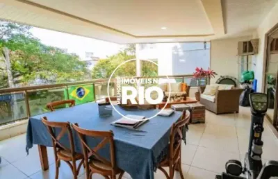 Apartamento com 4 quartos à venda na rua gustavo corção, --, recreio dos bandeirantes, rio de janeiro, 182 m2 por r$ 1.300.000