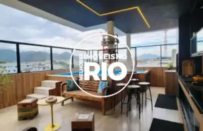 Cobertura com 4 quartos à venda na rua professor motta maia, --, recreio dos bandeirantes, rio de janeiro, 377 m2 por r$ 2.470.000