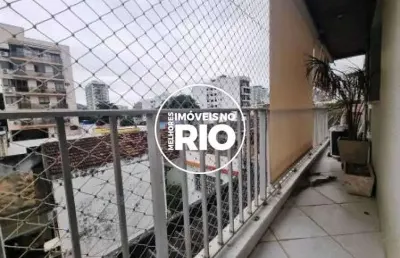 Apartamento com 2 quartos à venda na rua botucatu, --, grajaú, rio de janeiro, 75 m2 por r$ 400.000