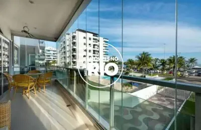 Apartamento com 4 quartos à venda na avenida lúcio costa, --, barra da tijuca, rio de janeiro, 186 m2 por r$ 3.500.000