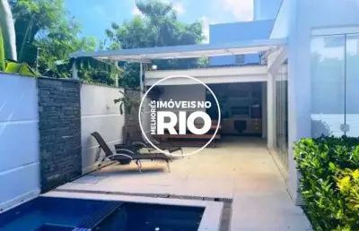 Casa em condomínio fechado com 5 quartos à venda na rua ana maria niemeyer, --, recreio dos bandeirantes, rio de janeiro, 243 m2 por r$ 3.500.000