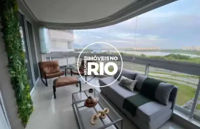 Apartamento com 2 quartos à venda na avenida salvador allende, --, barra da tijuca, rio de janeiro, 85 m2 por r$ 1.250.000