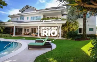 Casa em condomínio fechado com 5 quartos à venda na avenida das américas, --, barra da tijuca, rio de janeiro, 950 m2 por r$ 12.500.000