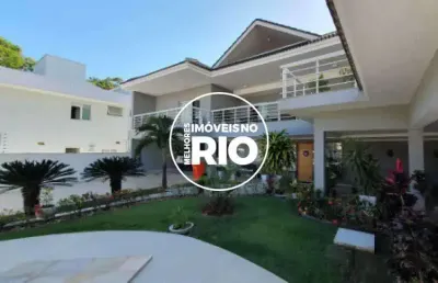 Casa em condomínio fechado com 5 quartos à venda na rua rachel de queiroz, --, barra da tijuca, rio de janeiro, 650 m2 por r$ 7.990.000