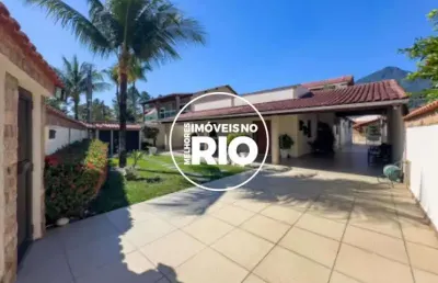 Casa em condomínio fechado com 4 quartos à venda na estrada de jacarepaguá, --, jacarepaguá, rio de janeiro, 471 m2 por r$ 1.990.000