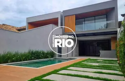 Casa em condomínio fechado com 4 quartos à venda na avenida das américas, --, barra da tijuca, rio de janeiro, 300 m2 por r$ 4.300.000