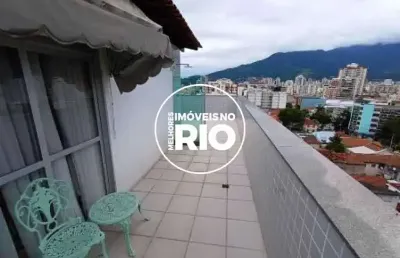 Cobertura com 2 quartos à venda na rua justiniano da rocha, --, vila isabel, rio de janeiro, 126 m2 por r$ 600.000