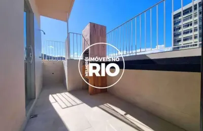 Cobertura com 2 quartos à venda na rua barão de mesquita, --, grajaú, rio de janeiro, 110 m2 por r$ 460.000