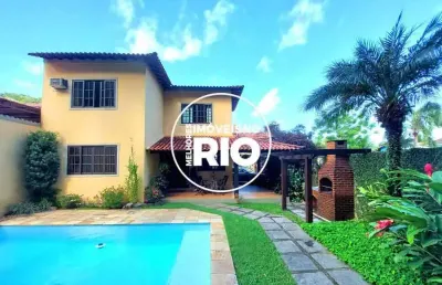Casa em condomínio fechado com 3 quartos à venda na estrada de jacarepaguá, --, jacarepaguá, rio de janeiro, 163 m2 por r$ 800.000